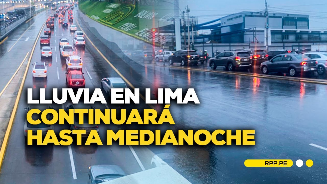 Lluvia en Lima continuará hasta la medianoche #LASCOSASRPP | DESPACHO