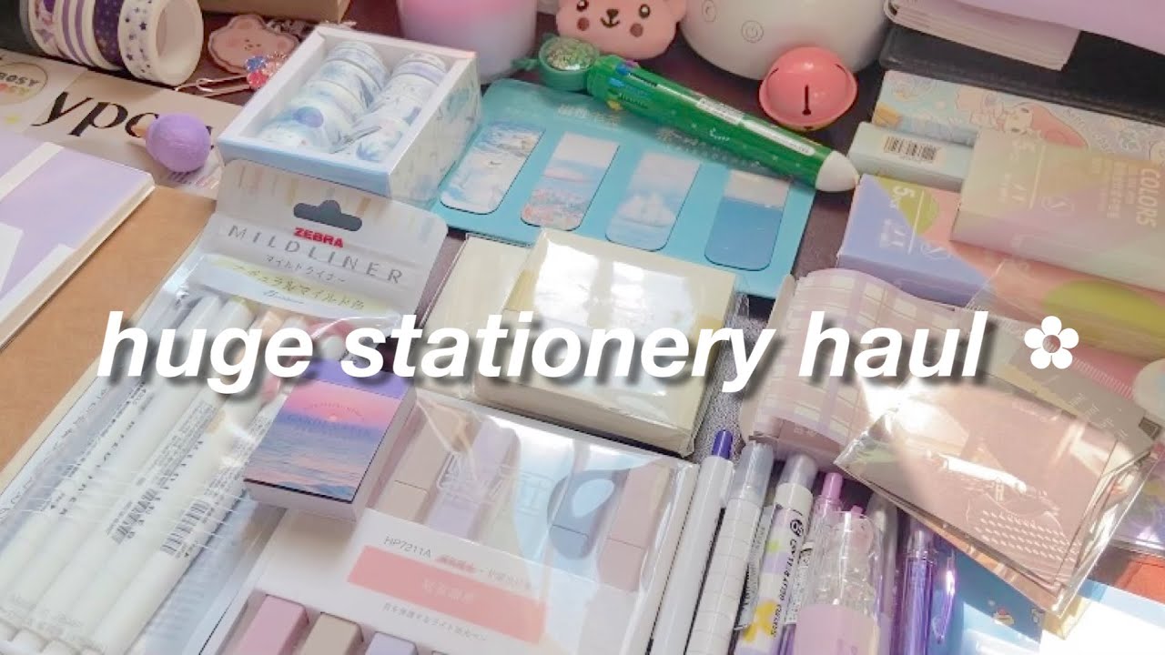 a huge stationery haul🎀 w/ stationery pal mystery set, bullet