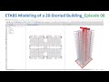 ETABS Modeling of a 20 Storied Building Episode 08