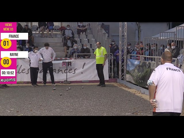 Miniature : 16e FRANCE vs RAYNE : International à pétanque de RUOMS septembre 2020