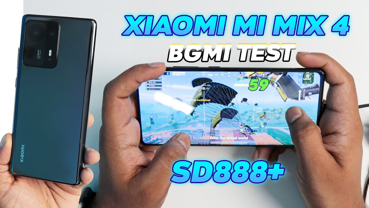 Xiaomi Mi Mix 4 BGMI Test - FPS, Heating and Battery Test 🔥