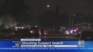 SAN  JOSE SHOOTING: A man was dead and police were searching for a suspect in a fatal shooting in Sa