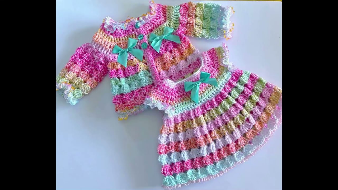 Crochet Handmade Baby Frocks Girl Outfit New Design 2026/Crochet Baby Dress 0-3yrs/newborn 