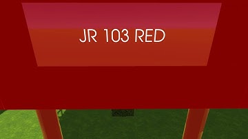 JR103 Red Train In Evertech sandbox