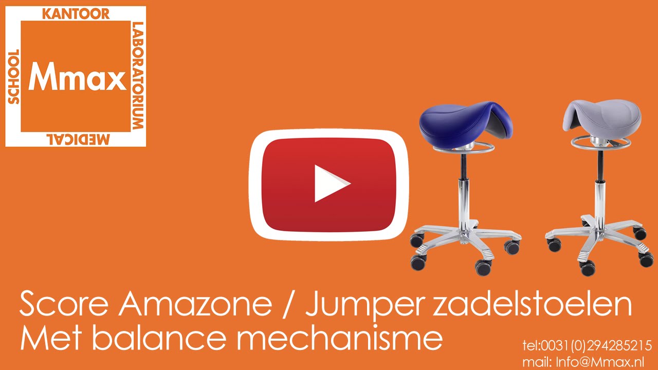 Score Amazone Balance / Jumper Balance zadelstoelen zitinstructie, Mmax