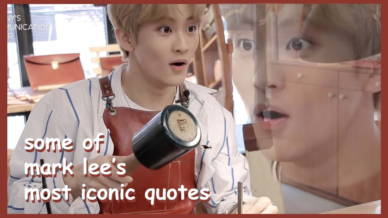 some of mark lee's most iconic quotes - YouTube