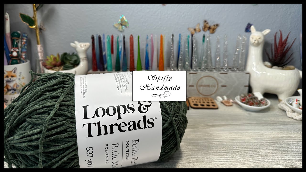 New Yarn at Michael’s!  Loops and Threads Petite Purl!