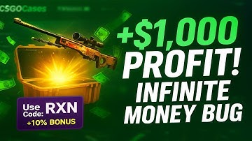 We Found a CRAZY Case Bug and Made Unlimited Profit on CSGOCases! (csgocases promo code 2025)