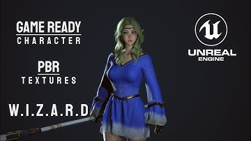 Wizard Girl - Unreal Engine Preview