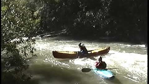 Overflow Creek in Open Canoes - 1995 Raw Video