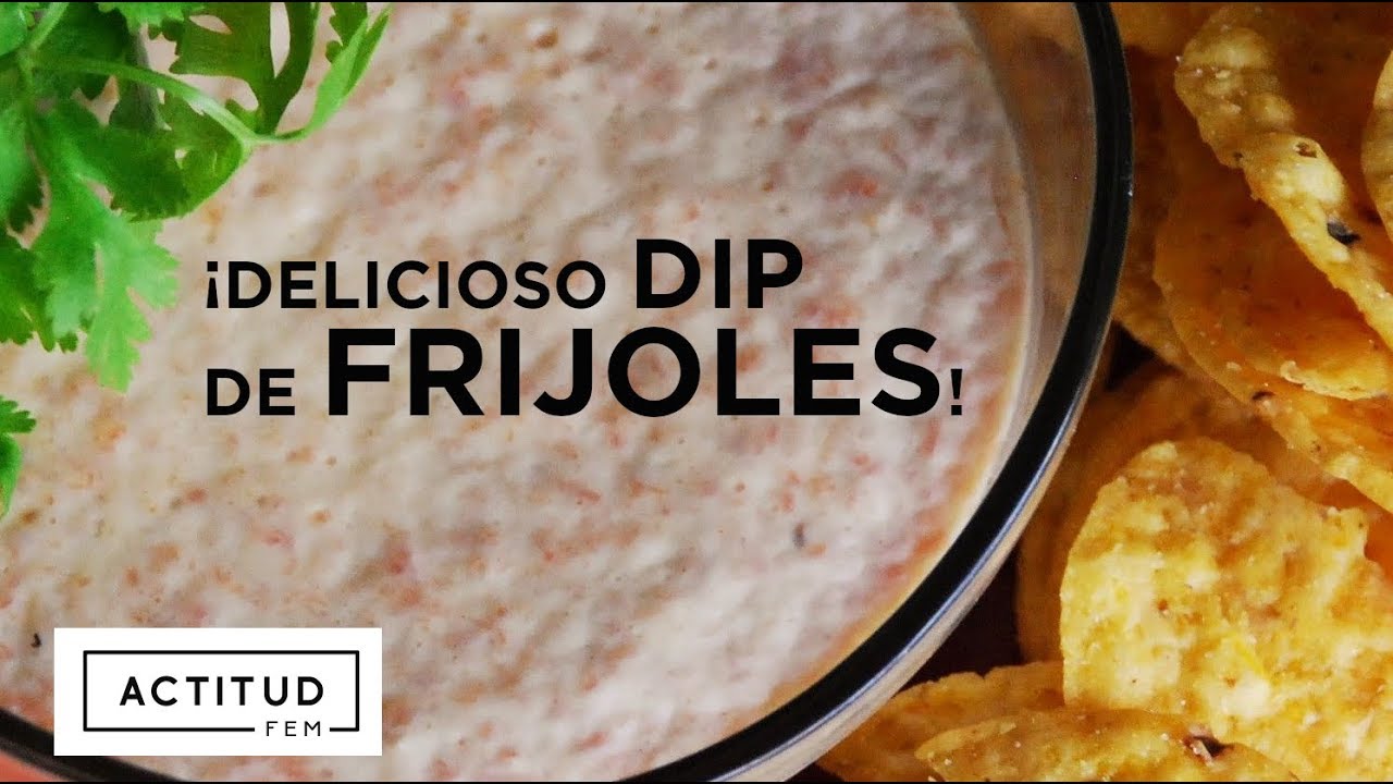 Receta de dip de frijol pinto | ActitudFEM recetas fáciles de cocina