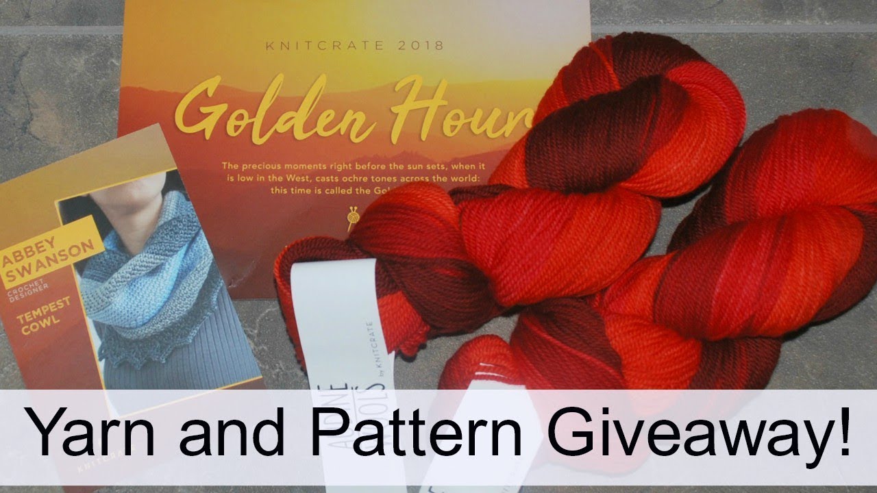 Unboxing Yarn and Patterns - Giveaway!  (Ends April 21st) Free to Enter Worldwide