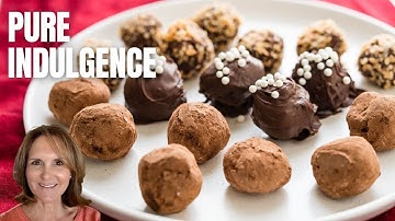 Dark Chocolate Truffles | Easy Decadent Dessert