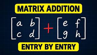How to Add and Subtract Matrices (Beginner Friendly)