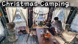 크리스마스 캠핑 3박 4일 / 칠지공원 / 파세코 난로 고장 / 캄파 에어텐트