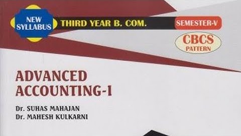 L-7 T.Y.B.Com Sem V - Advanced Accounting I Ch.No.2 Internal Reconstruction- (Capital Reduction A/C)