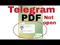 Telegram PDF Not Opening? Quick Fixes 📄