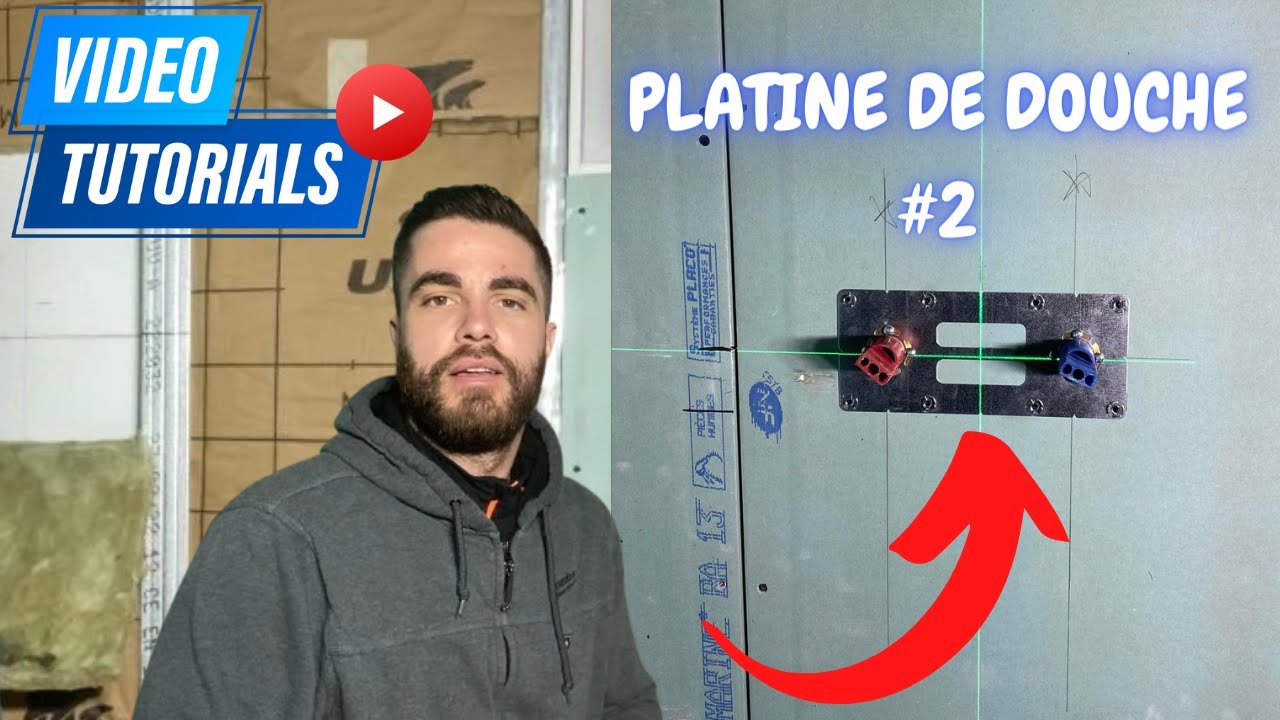 Platine sortie de Cloison double Multicouche à Sertir Ø20 pour douche /  baignoire FIXSYSTEM