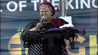 Prophetess Khanyo Ndlela with Mpumi Mtsweni preaching at GKC