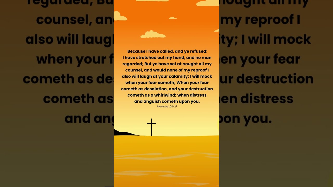 Proverbs 1 24 27 YouTube Proverbs 1 24 27 YouTube
