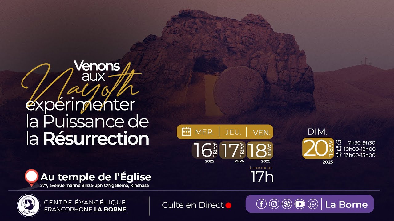 semaine de prière/ vendredi 18 avril 2025