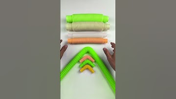 Creating ASMR and Crunchy HOOK POP-TUBE #diy #satisfyingvideos #relaxing #oddasmr #insideout #funny