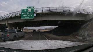 Waking up in Sioux Falls, SD Dashcam Timelapse I-90 West