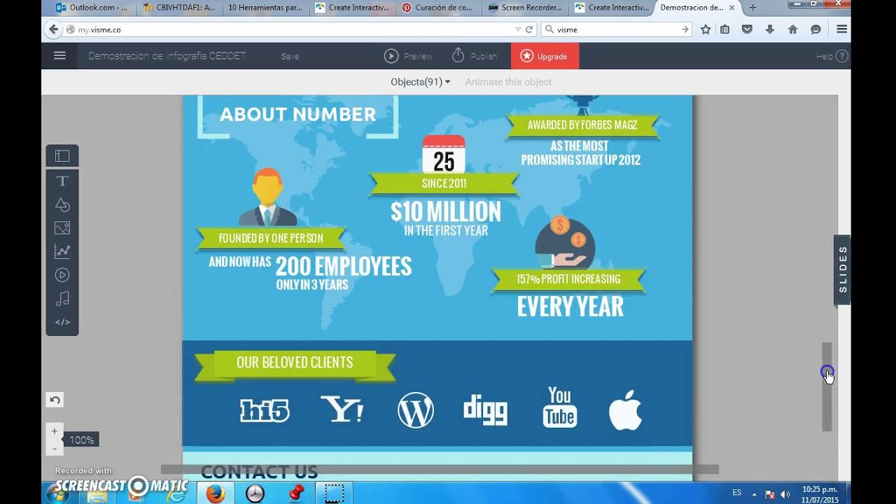 Infografias con VISME - YouTube
