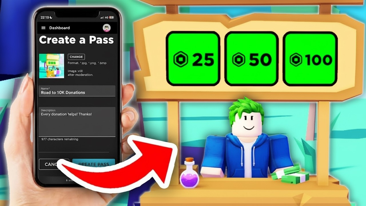 How To MAKE A GAMEPASS In Pls Donate - Step By Step Guide - YouTube