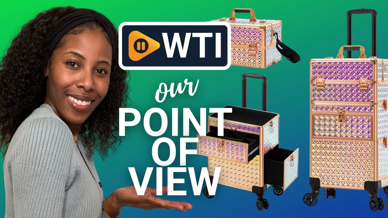 AROUS Rolling Makeup Train Case | Our Point Of View