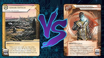 Android: Netrunner - Crash Test #271 Panic Azmari Glacier Punish VS Freedom Virus Trash