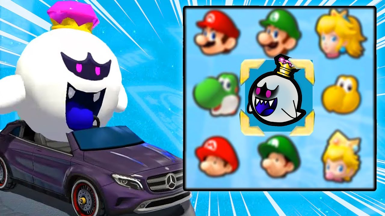 Playable KING BOO in Mario Kart 8 DELUXE YouTube