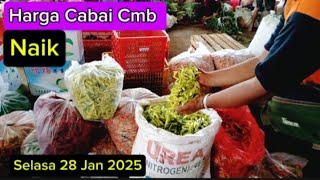 Harga Sayur Dan Bawang Serta Cabai Hari Ini Kembali Naik Dipasar Induk Sukomoro Nganjuk