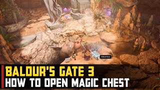How to open Magic chest | Baldur's Gate 3 (Open Gilded Chest)