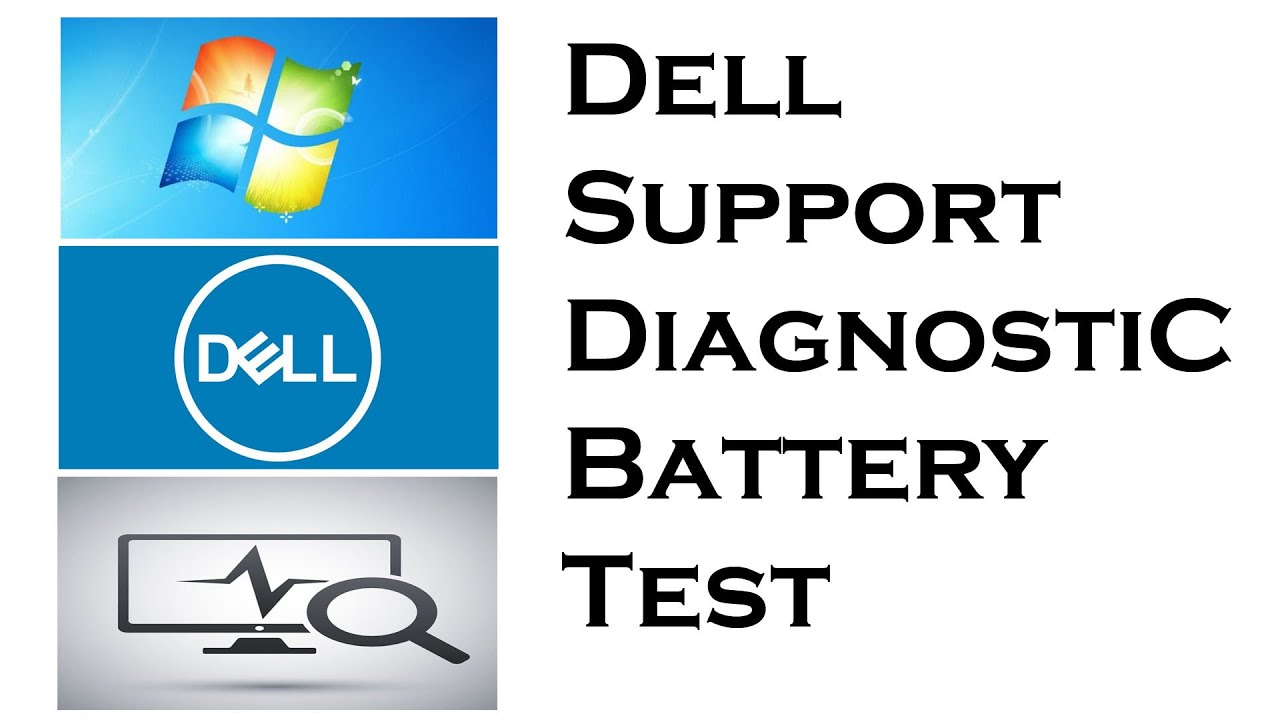 How to use Dell Support Online and run Battery Test - YouTube