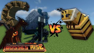 All mobs (Bosse's Rise MOD) vs. Queen Bee MOD in MINECRAFT. #minecraft #mc #vs  screenshot 5