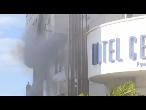 162 huéspedes del Hotel Puerta de África han sido reubicados por el fuego