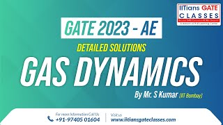 GATE 2023 Aerospace Engineering Question Paper-Gas dynamics Solutions | GATE AE Online Coaching screenshot 4