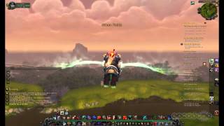 Quilen Flying In Pandaria - Wow Mists Of Pandaria Gameplay