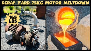 Найден склад металлолома весом 75 кг — ASMR Metal плавка — BigStackD Copper Casting