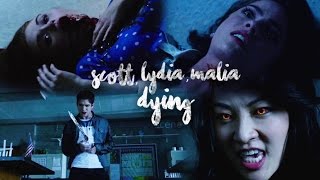 Scott, Lydia and Malia dying SCENE | Strange Frequencies @voidstilesduh