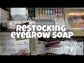 studio vlog ep. 13: restocking eyebrow soap + ASMR + product labelling