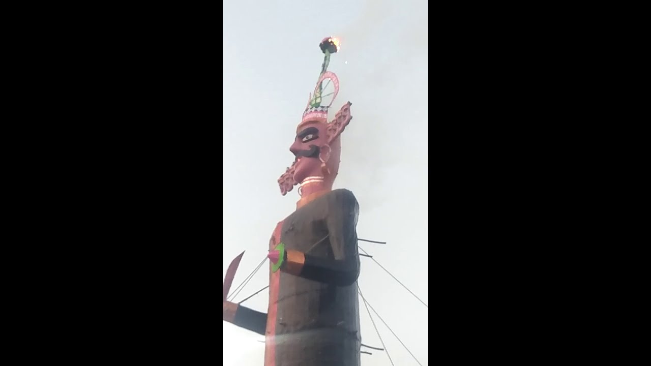 Dusshera 2018 celebrate  in ludhiana !!Ravan dahan in daresi ludhiana!!