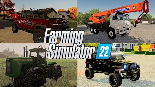 NEW MODS | KAMAZ CRANE | AMERICAN FORCE - Farming Simulator 22