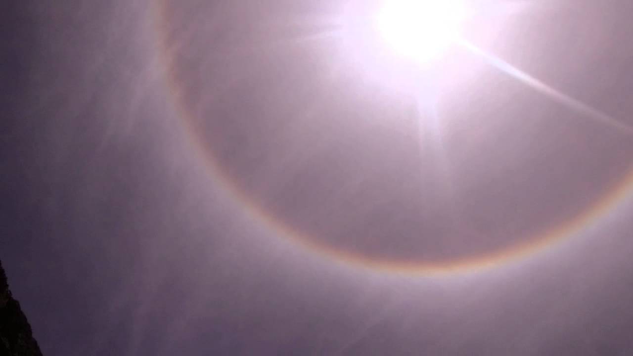Fenomeno extraño alrededor del sol Mexico DF YouTube
