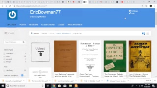 Check out my library on archive.org ! (EricBowman77)