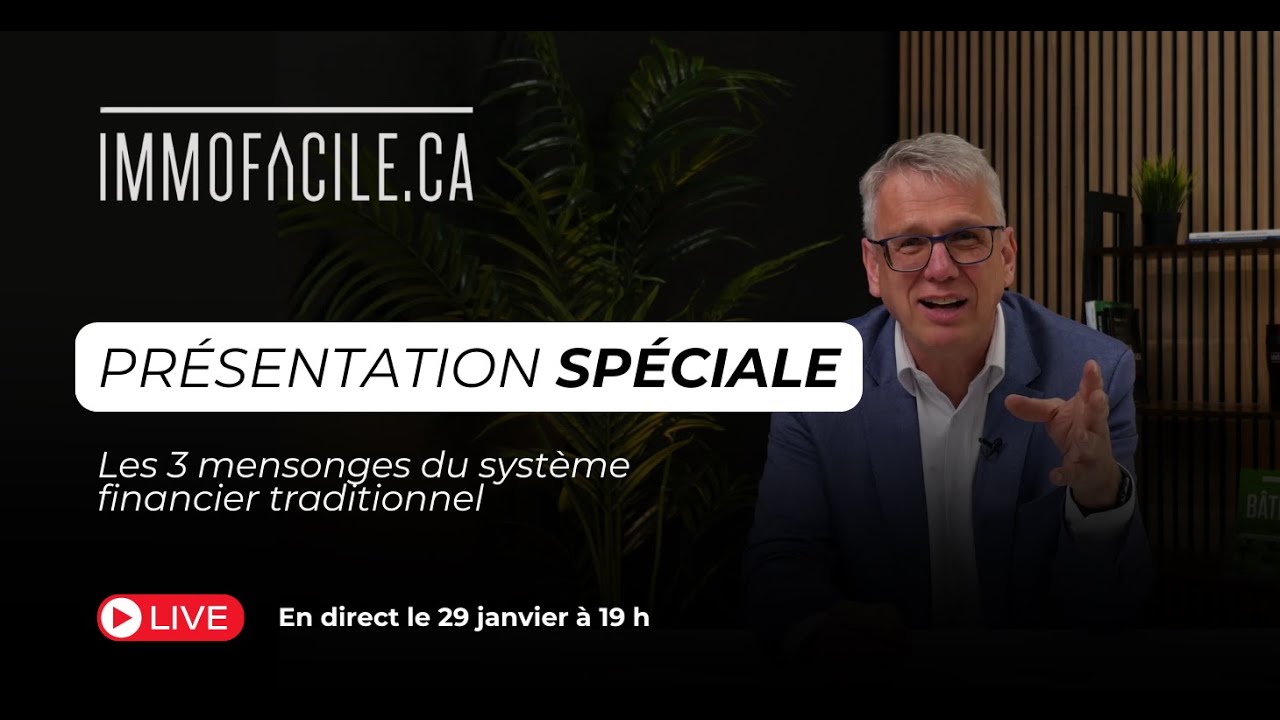 Présentation Immo-Liberté - Les 3 mensonges du système financier traditionnel