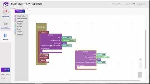 Marlowe Playground 2020 Cardano Virtual Summit