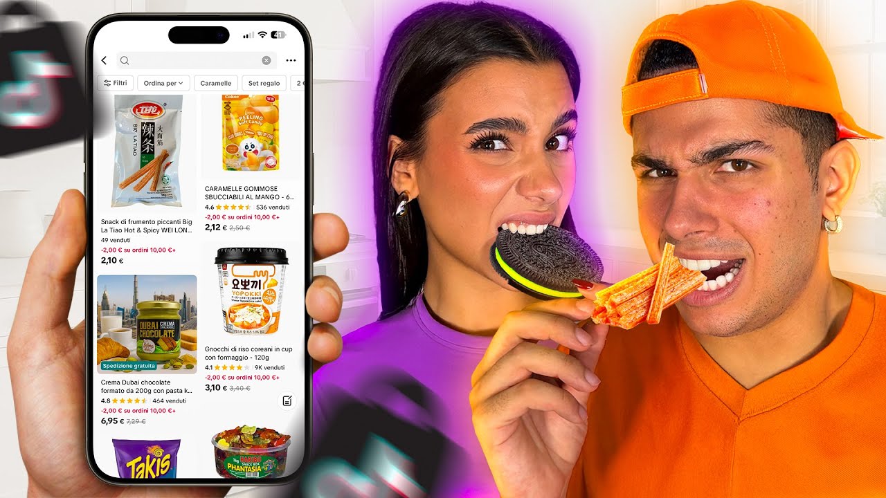 PROVO i CIBI VIRALI di TIKTOK SHOP! 🍤