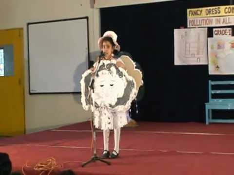 Mahi 1st grade cloud fancy dress - YouTube